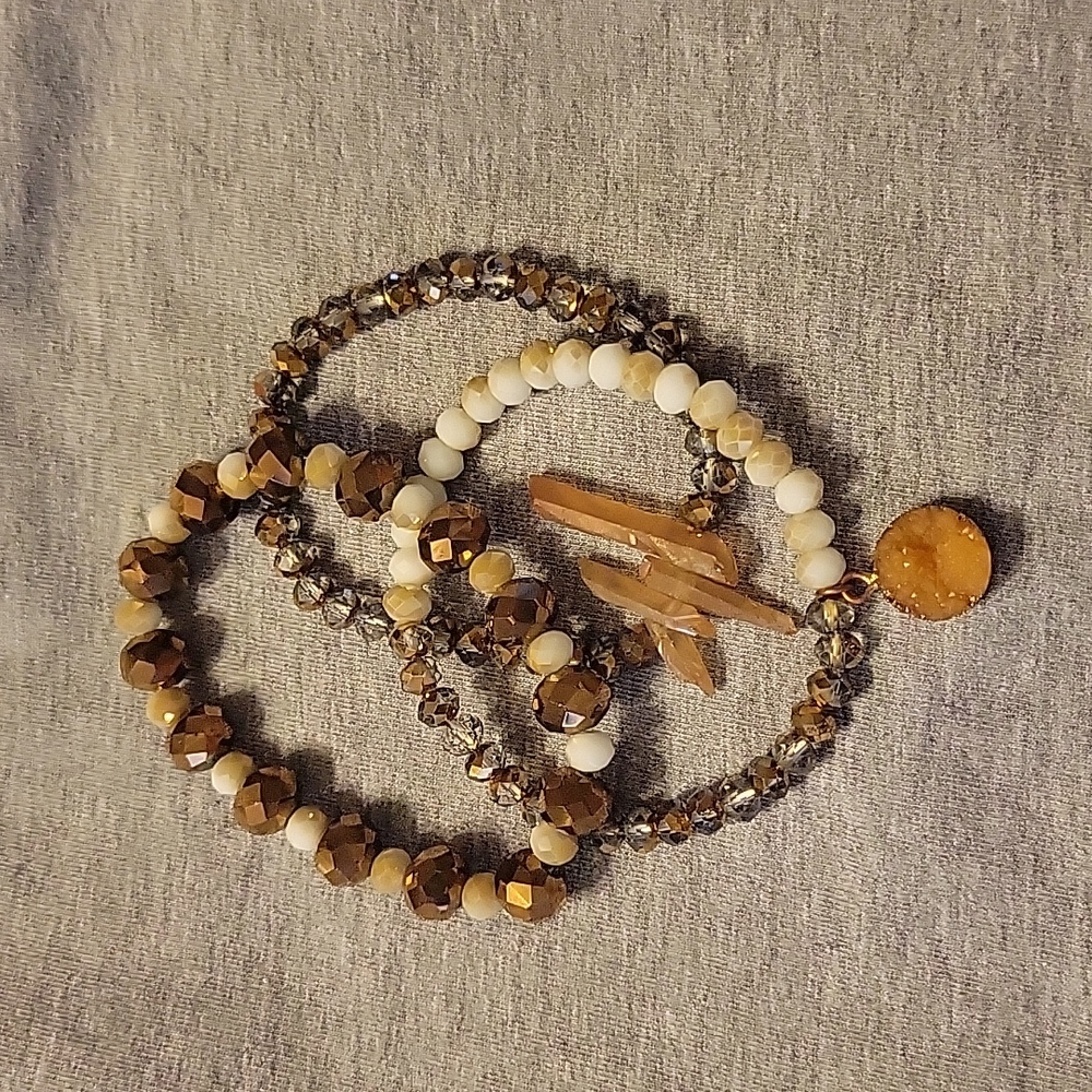 Beaded bracelet set